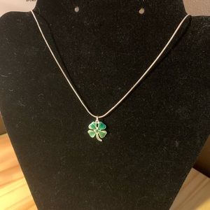 Four leaf clover necklace